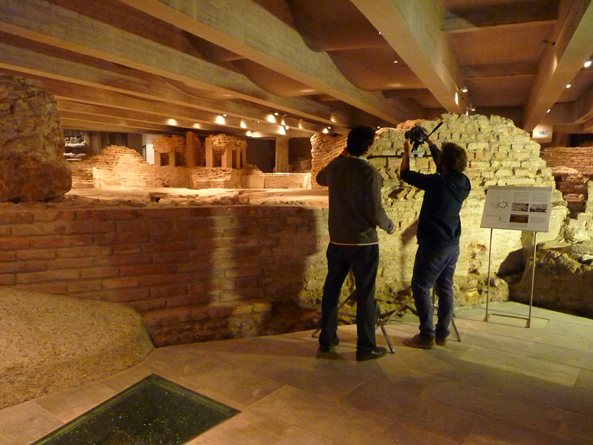 riprese video ArcheoFrame per documentario La città di Ambrogio in collaborazione con RAI Storia